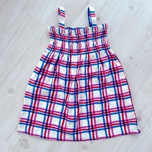 Hanna Andersson Size 4 Toddler Girl Plaid Dress